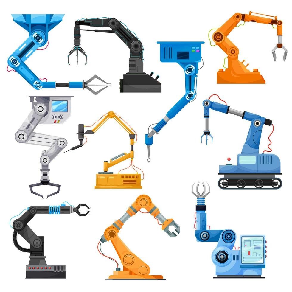 Robot Arm Manipulation Icon